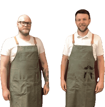 Seladon Barbers Sticker