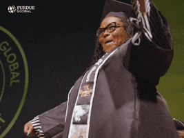 Strong Woman Commencement GIF by PurdueGlobal
