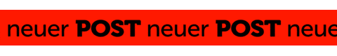 Post Banner Sticker by Werbeagentur Hueper