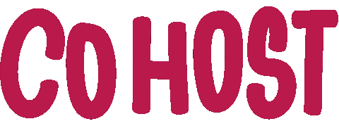 Hosting Co Host Sticker
