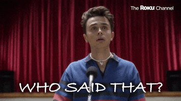 Who Said It GIF by The Roku Channel