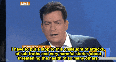 charlie sheen aids GIF