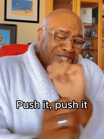 Push It Never Give Up GIF by Robert E Blackmon