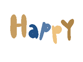 Happy Sticker