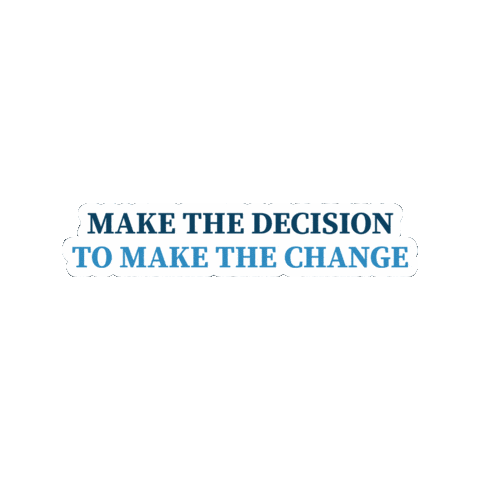 Change Decision Sticker by Foodie-Coaches