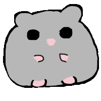 Angry Hamster Sticker