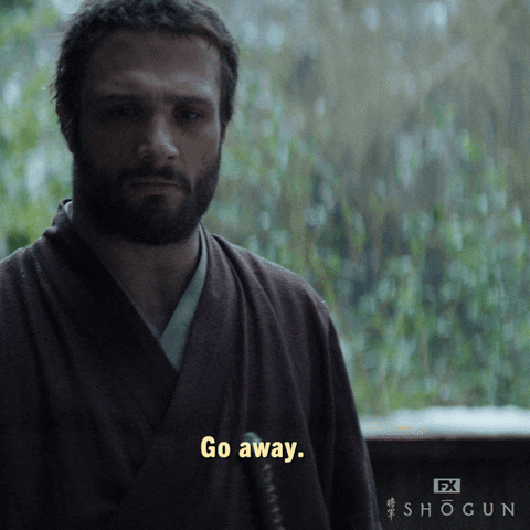 You Need To Leave Go Away GIF by Shogun FX