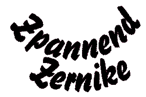 Zpannend Zernike Sticker