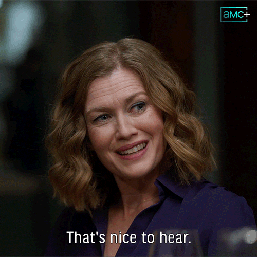 Sarcastic Mireille Enos GIF by AMC Networks