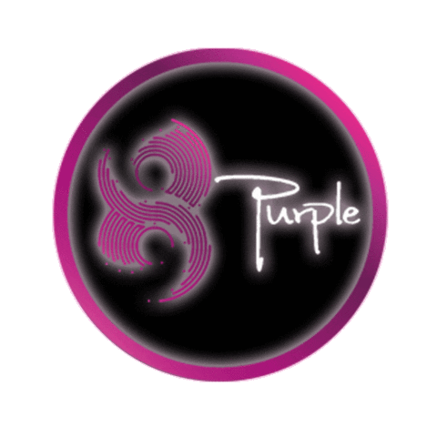 Purple Eight Sticker