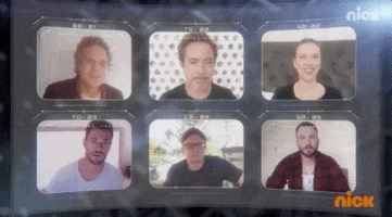 Zoom Avengers Cast GIF by Kids' Choice Awards