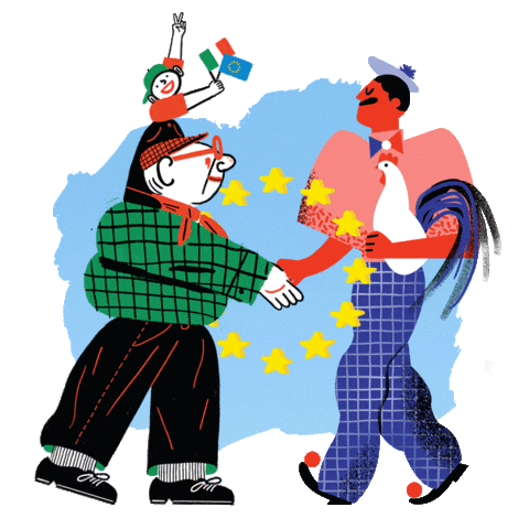 Vote Europe Sticker by radicalzz studio