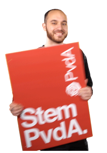 PvdA Rotterdam Sticker