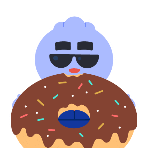 Foodie Donut Sticker by Kudai
