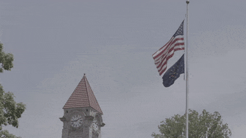 american flag college GIF by Indiana University Bloomington
