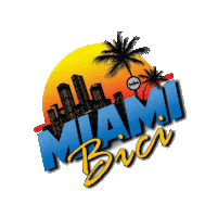 Miami Sticker by NUBA