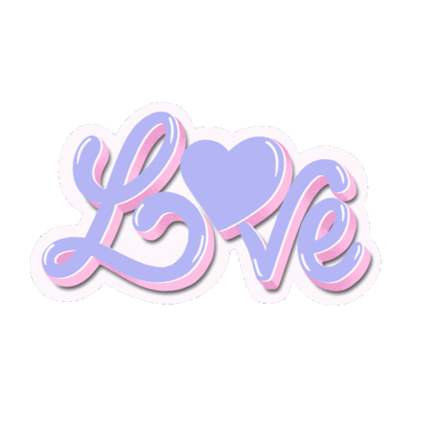 Lettering Love Sticker by Rabisco de Letras