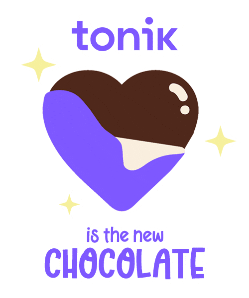 Heart Chocolate Sticker by Tonik Bank