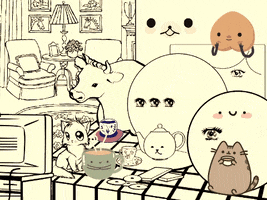 Coffee Cats GIF by Well Now WTF?