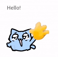 Cat Hello GIF