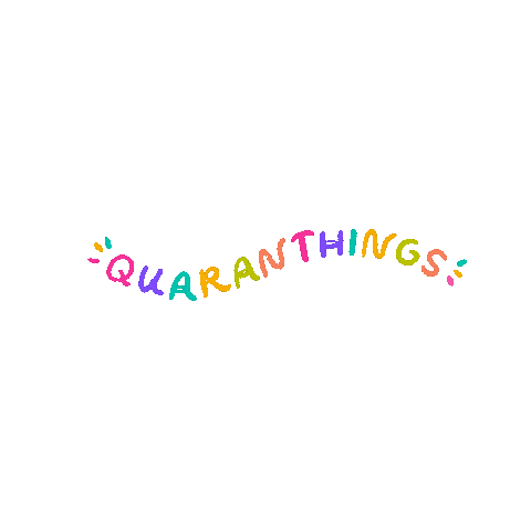 Things Quarantine Sticker by Neon Island Clothing