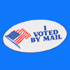 I voted by mail sticker
