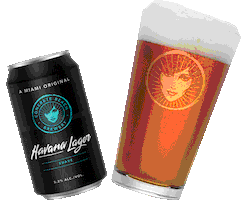 Havana Nights Cheers Sticker by Concrete Beach Brewery