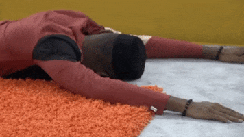 Excited Floor GIF by Big Brother Naija