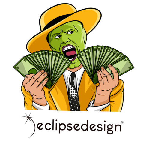 Money Sticker by EclipseDesignCo