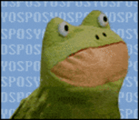 get out frog gif rainbow