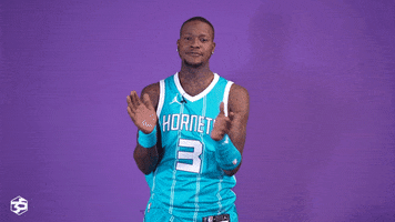Basketball Celebrate GIF by Charlotte Hornets