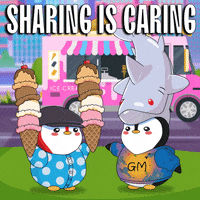 Ice Cream Friends GIF by Pudgy Penguins