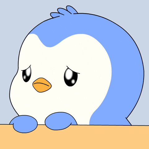 Sad Oh No GIF by Pudgy Penguins by pudgypenguins