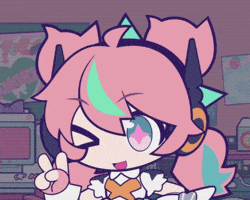 Wink Peace GIF