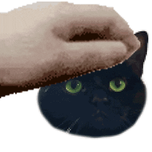 Dexter Sticker by Meow Cats Café
