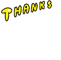 Thanks For Sharing Thank You Sticker by Yubia