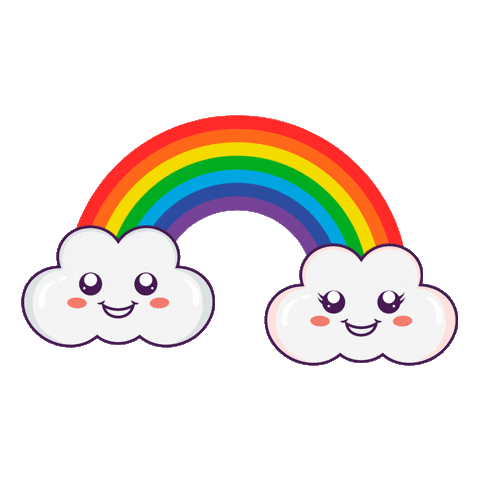 Rainbow Sticker by Rain Hope World