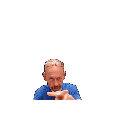 Romano Ti Vedo Sticker by Teste di Marmo