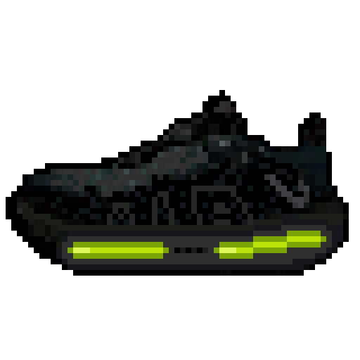 Pixel Running Sticker