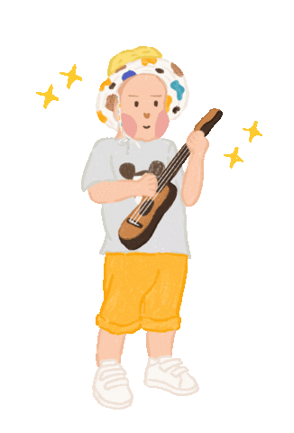 Guitar Aidan Sticker