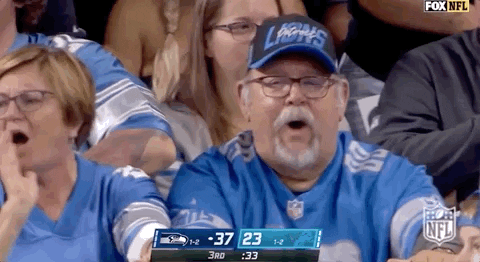 Yelling Detroit Lions GIF by NFL