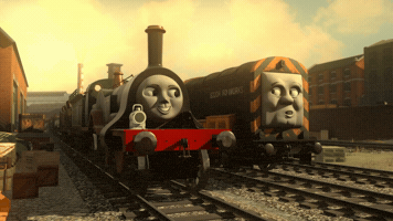 Surprised Thomas And Friends GIF