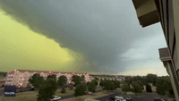 Sky Over Sioux Falls Turns Green Ahead of Severe Storms