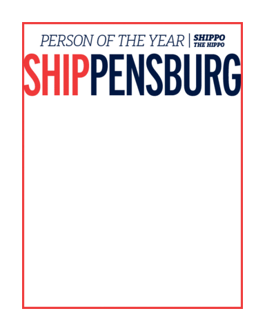 Ship Happens Time Person Of The Year Sticker by Shippensburg University