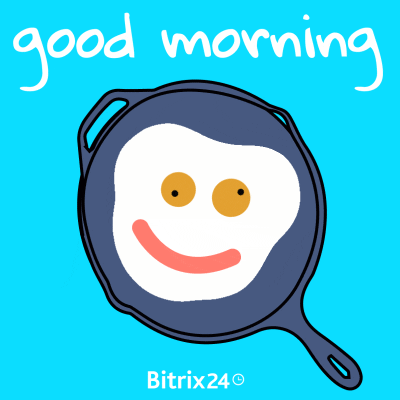 Good Morning Smile GIF by Bitrix24