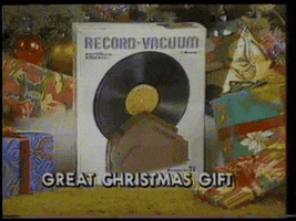 Christmas Records GIF