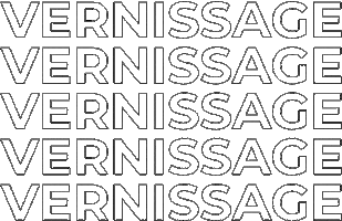 Vernissage Sticker by MeetFrida