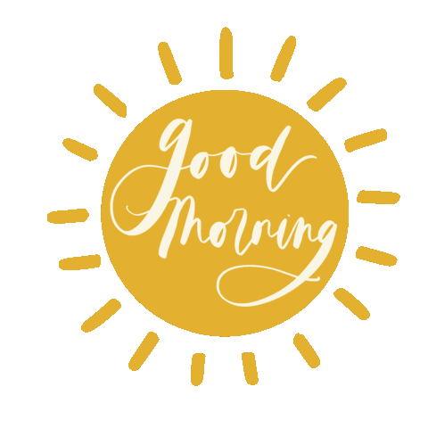 Good Morning Sun Sticker for iOS & Android | GIPHY