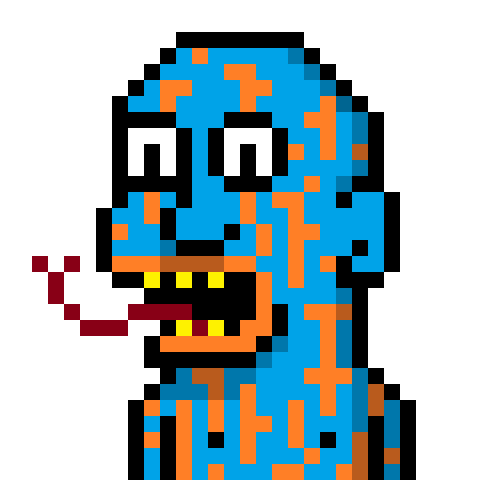 Pixel Monster Sticker