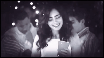 nadsaturnus harry styles lily collins GIF
